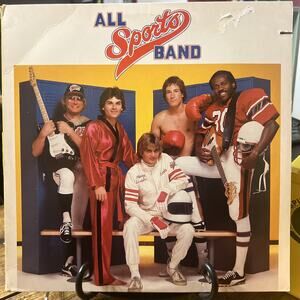 All Sports Band Radio Records RR 19321 VG+ PROMO 33rpm LP